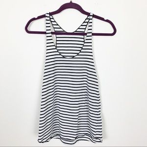 AMERICAN APPAREL Black and White Tank Top M